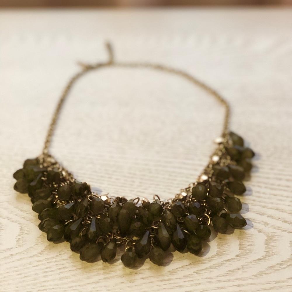 GoldTone Emerald Faux-Stone Linked
